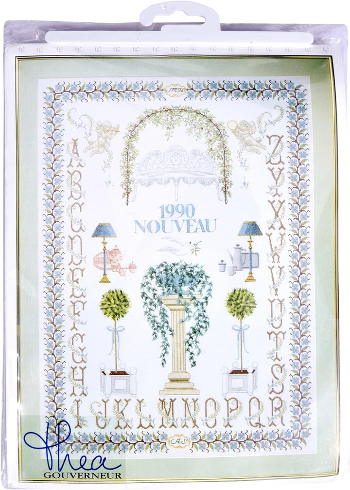 Thea Gouverneur - Kreuzstich-Set - Probenehmer - Leinen - 32 Count - Für Erwachsene - 1090 Sampler,