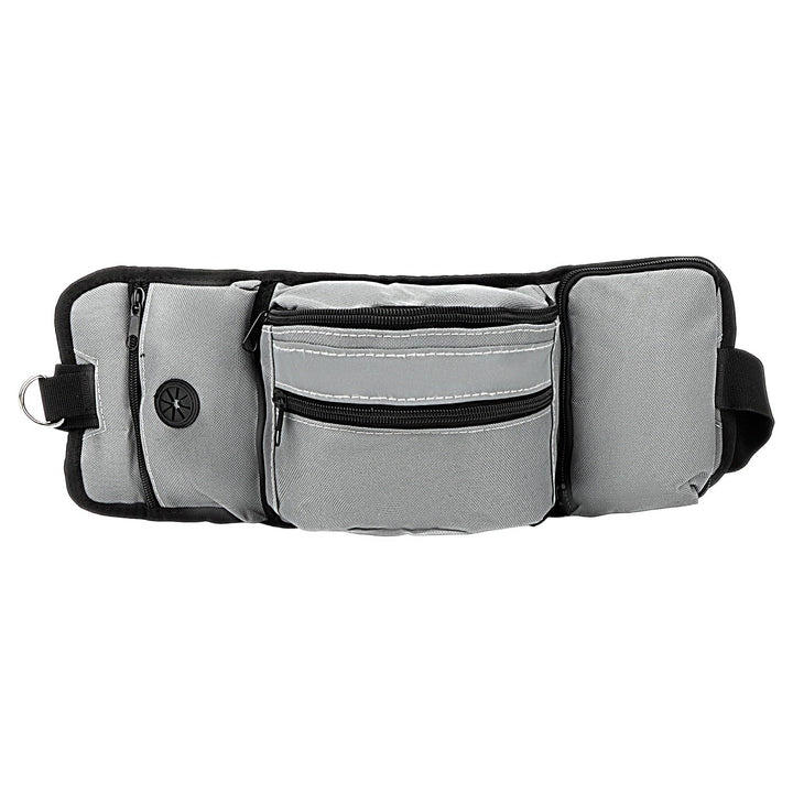 Grosse Bauchtasche für Hundetraining & Outdoor-Sport, Hüfttasche mit 4 Fächern, Wasserabweisende Lec