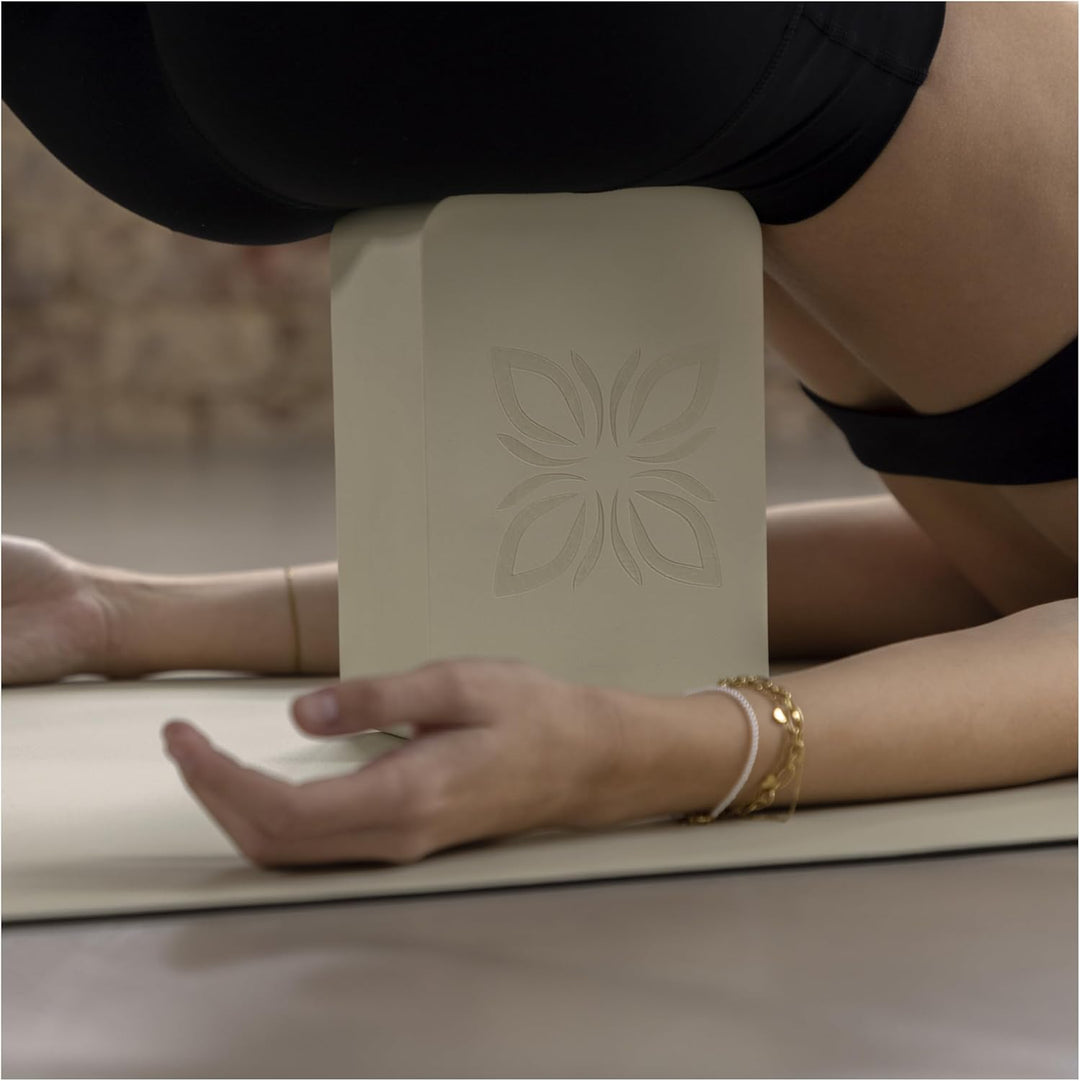 OMNANA® RAISE™ Yoga Block EVA 2er Set – Yogablock rutschfest & superleicht – Hochdichter Schaumstoff