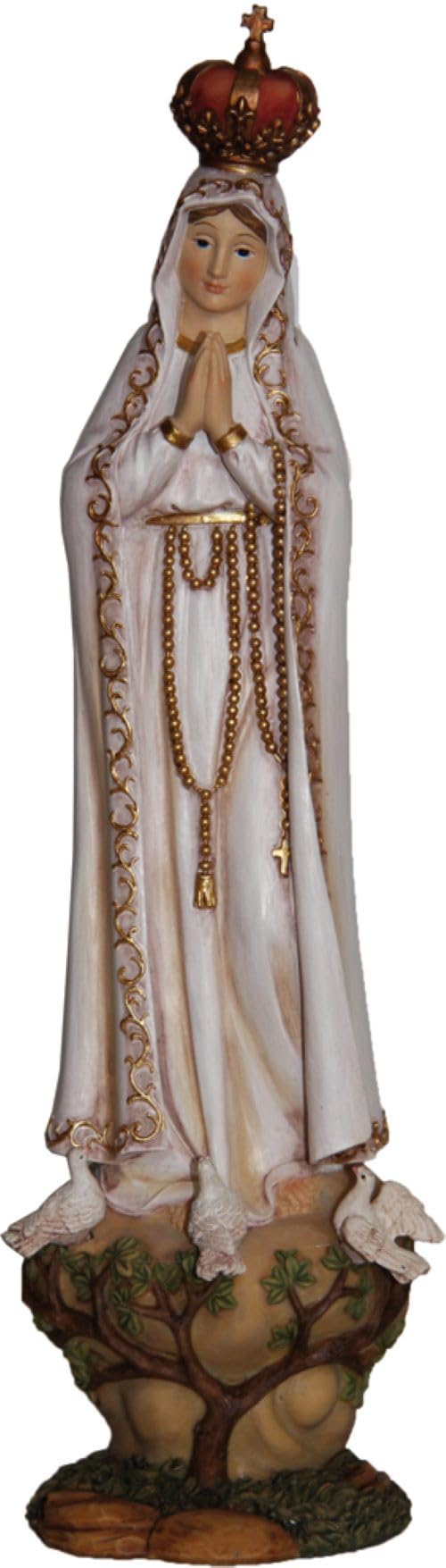 FADEDA Madonna Fatima/Höhe:22 cm/handbemalt/detailgetreue Krippen Figuren - Weihnachten Tisch Dekora