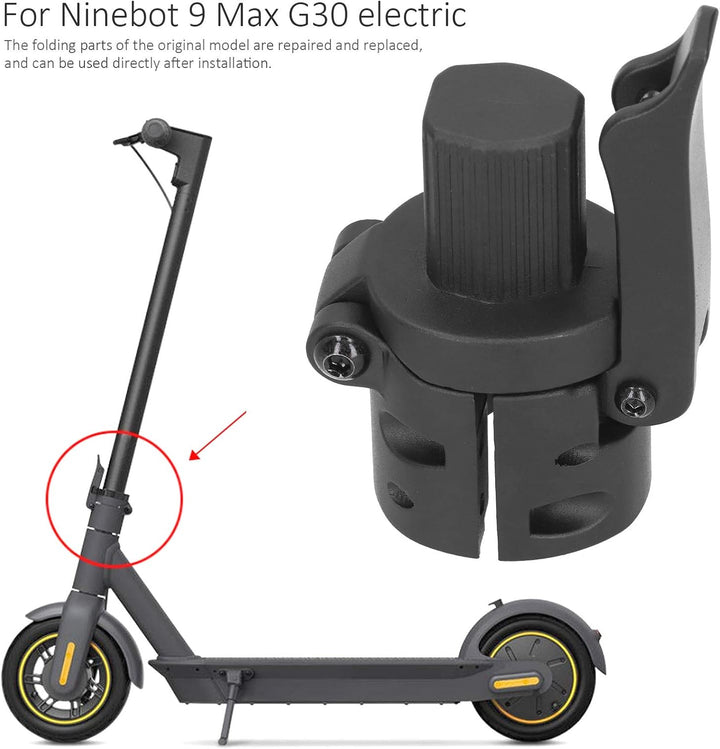 Tbest Ninebot Klappmechanismus,Ninebot G30D 2 Ersatzteile,Elektroroller-Klappstangen-Basis,Klappstan