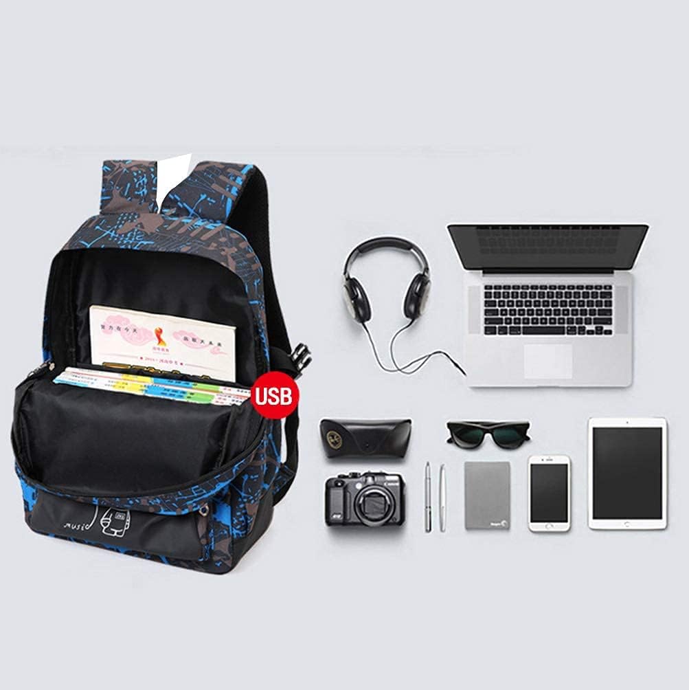 Asge Rucksack Jungen Schulrucksack Mädchen Teenager Jugendliche Coole Schule Daypacks Kinder Reflekt