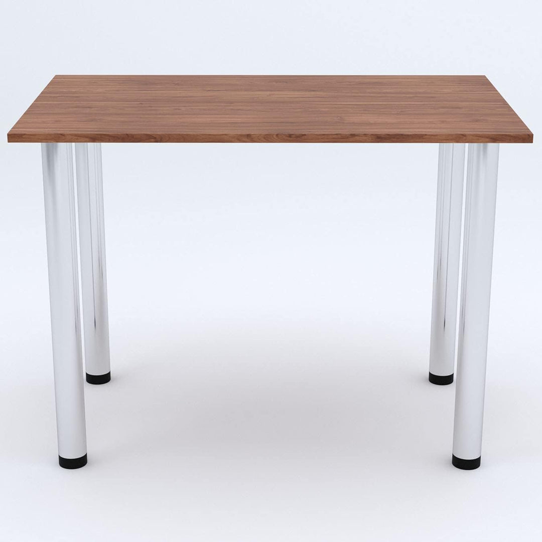 mikon 60x40 | Esszimmertisch - Esstisch - Tisch mit Chrombeinen - Küchentisch - Bürotisch | Burgund