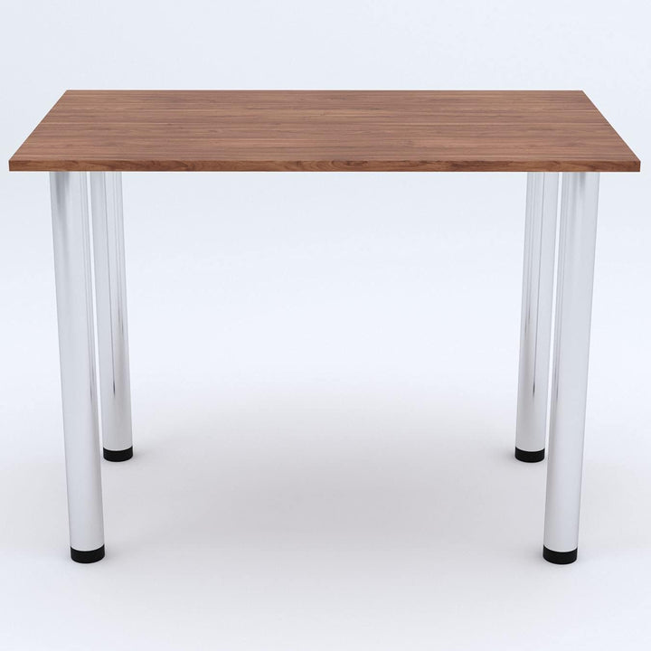 mikon 60x40 | Esszimmertisch - Esstisch - Tisch mit Chrombeinen - Küchentisch - Bürotisch | Burgund