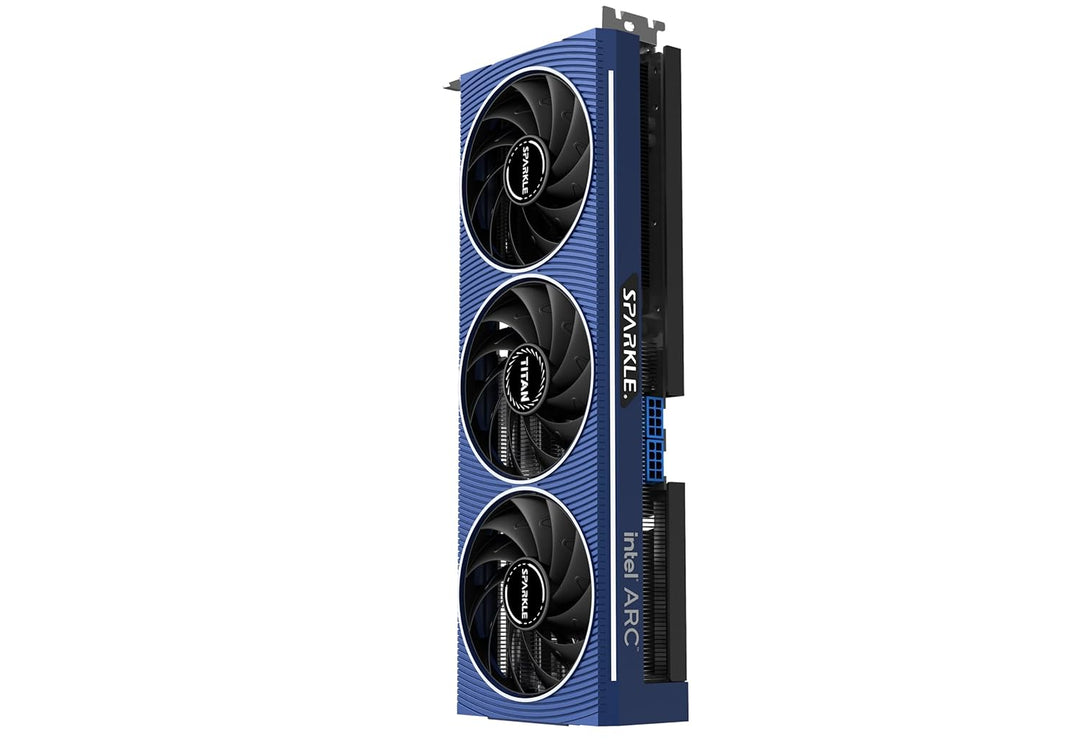 SPARKLE Intel Arc A770 Titan OC Edition, 16 GB GDDR6, ThermalSync, zerrissene Kühlung, Axiallüfter,