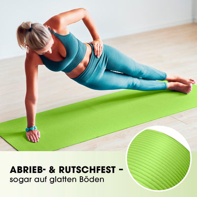 #DoYourFitness Yogamatte rutschfest | 183cm x 61cm oder XXL 190cm x 100cm | Stärke von 0,8cm bis 2cm