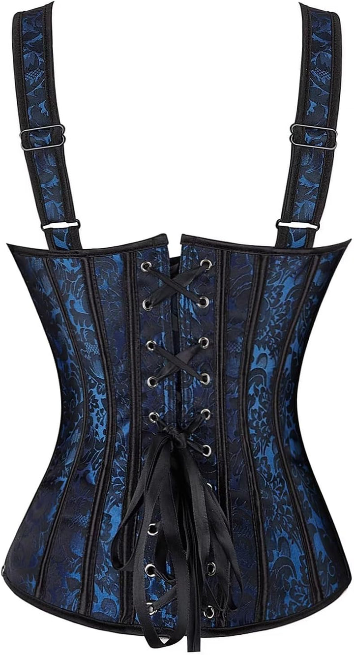 jutrisujo korsett Corsagenkleid rock kleid corsage korsage schwarz damen vollbrust bustier gothic bu