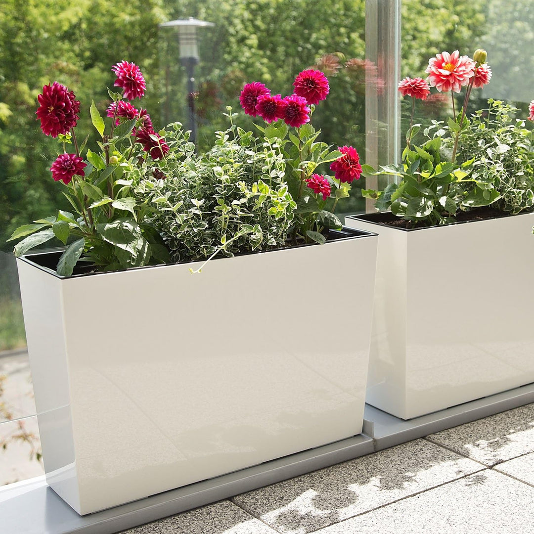 Lamela Blumenkasten für Eisenkraut 19 x 56 x 36,5 cm, weiss, e.5