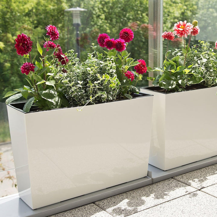 Lamela Blumenkasten für Eisenkraut 19 x 56 x 36,5 cm, weiss, e.5