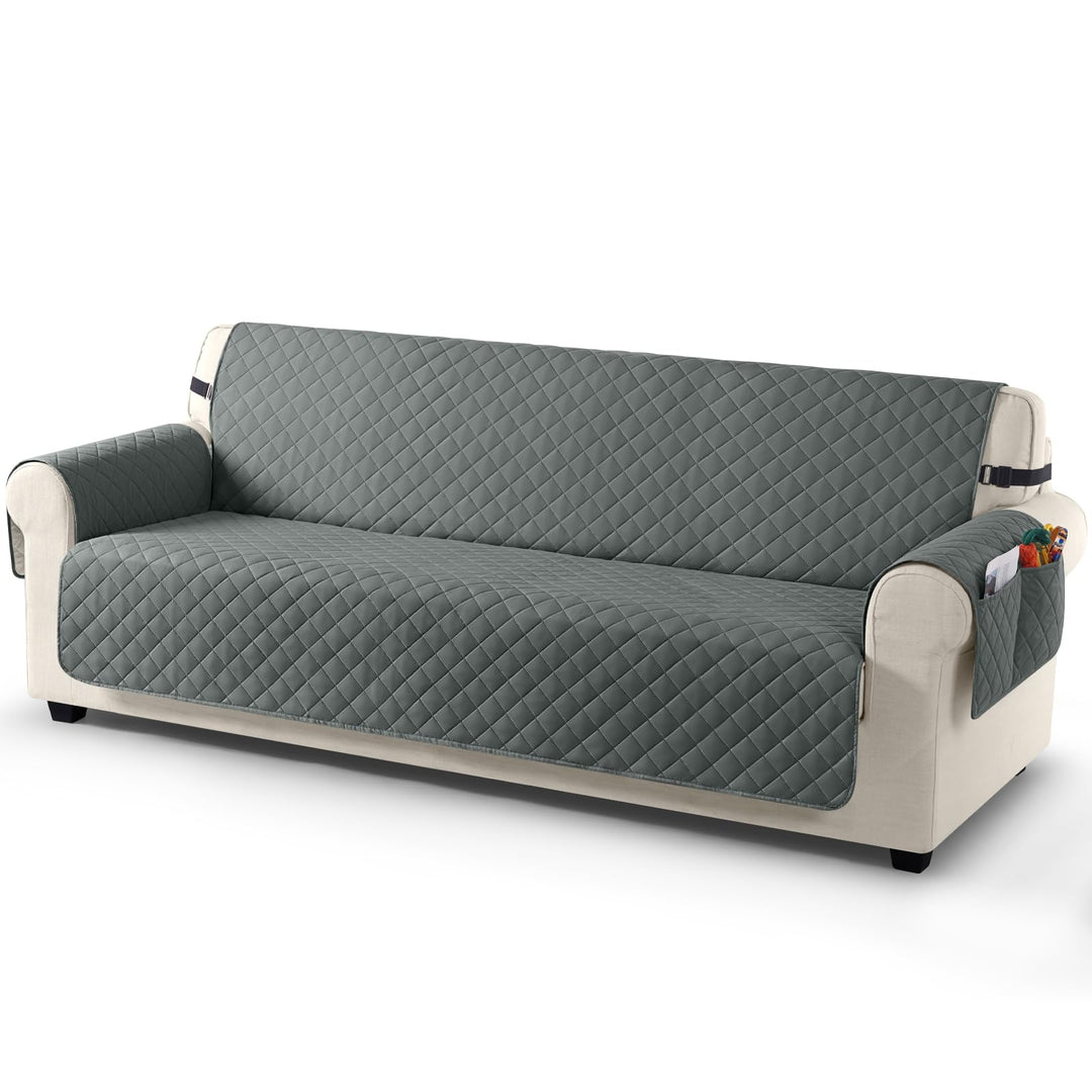 TAOCOCO Sofa Überzug, Sofabezug Wasserdicht Mit Gummiband，Wohnzimmer Anti-Rutsch Gepolsterter Sofasc