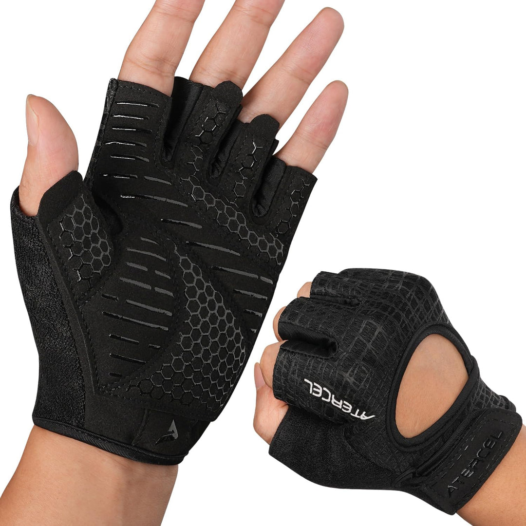 ATERCEL Fitness Handschuhe Herren Damen mit Vollhandpolsterung Trainingshandschuhe, Sporthandschuhe