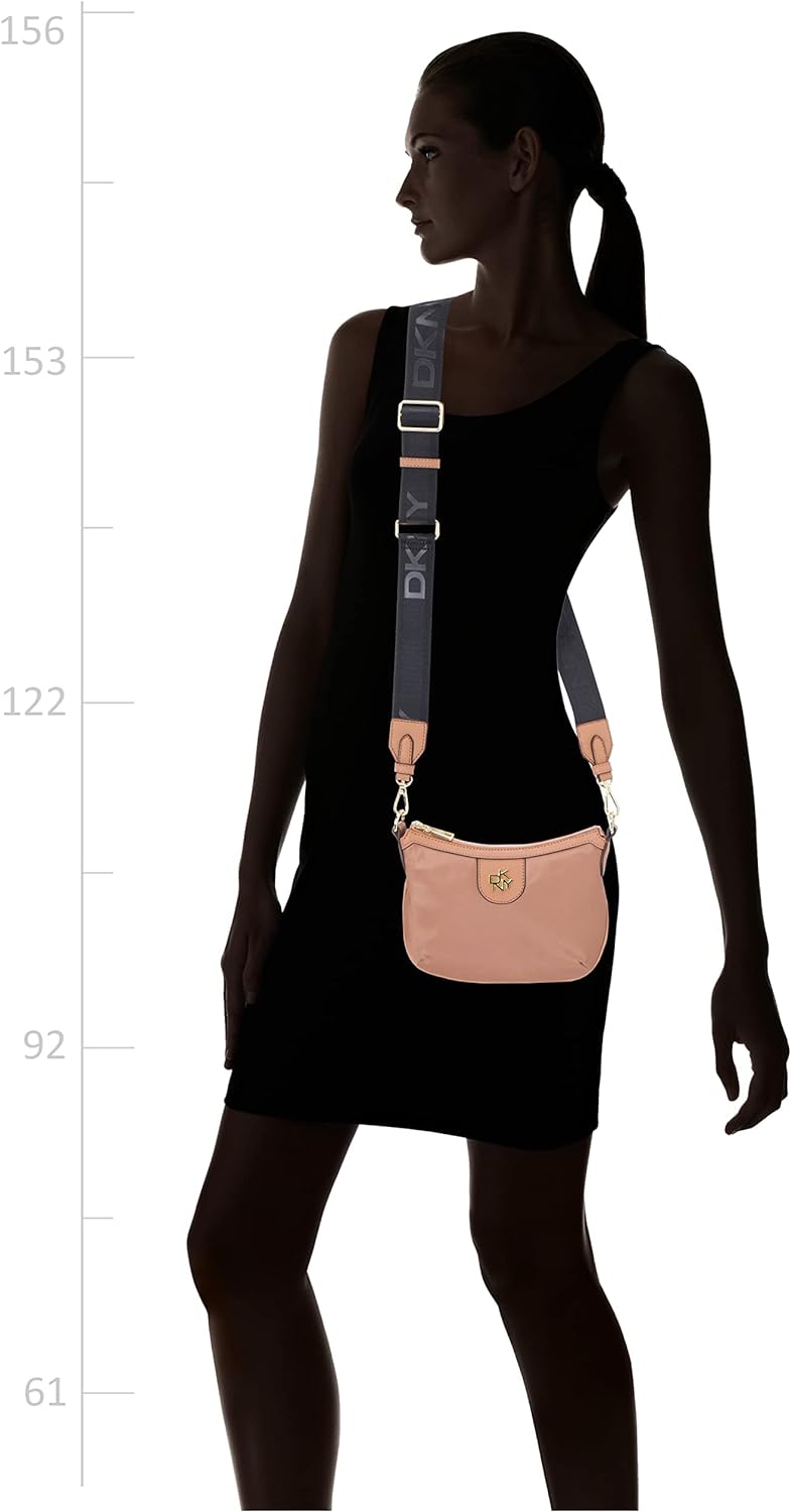 DKNY Carol Saddle Cross Bag Cashew