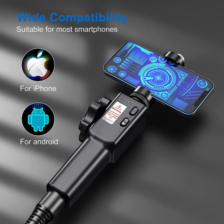 Ralcam Endoskopkamera mit Licht Camera - Inspektionskamera 8.5mm HD1080P Industrial Endoscope mit 8