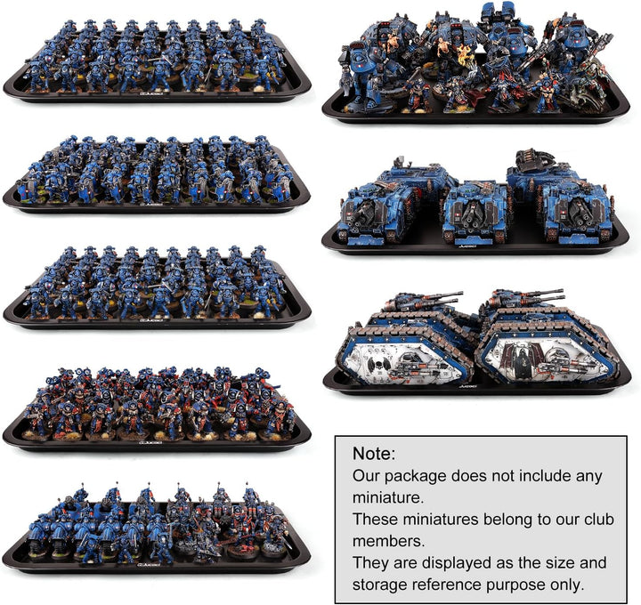 Jucoci Miniaturen Aufbewahrungskoffer Miniaturen Transportkoffer (2 PCS Set), 2 PCS Set