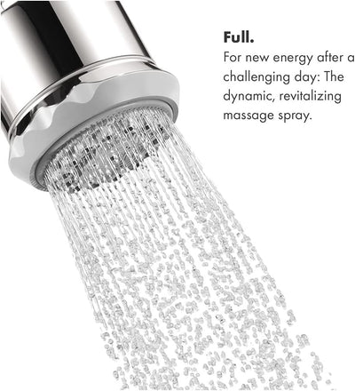 Hansgrohe HG28496001 Clubmaster Showerhead, Chrome, 4.02 x 3.54 x 3.54 inches, Chrome