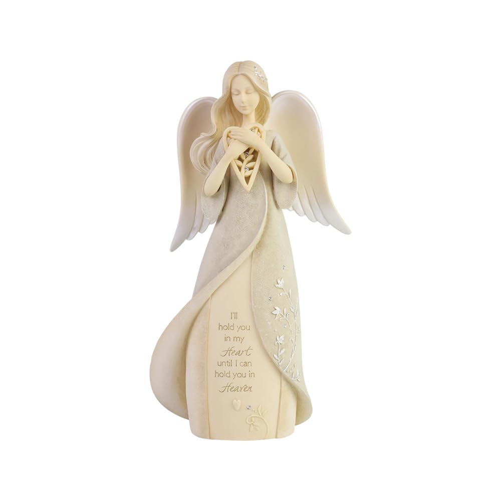 Enesco Foundations Dekofigur Herz Hold You in Heaven, 20,3 cm, Mehrfarbig