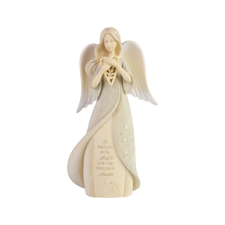 Enesco Foundations Dekofigur Herz Hold You in Heaven, 20,3 cm, Mehrfarbig