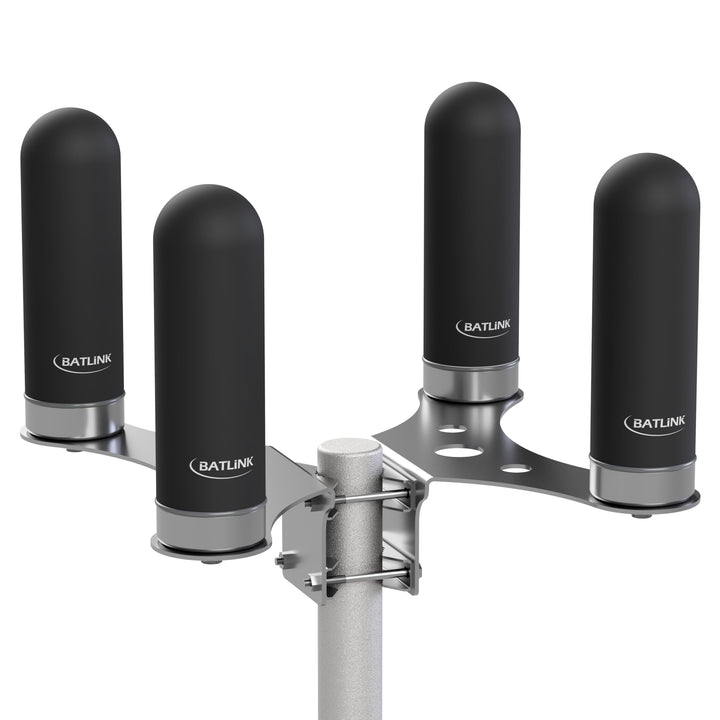 BATLINK MAO5GV2-4 4x4 MIMO Marine Grade (IP66) 5G Antenne inkl. 5m Kabel - 9dBi Leistungsgewinn, für
