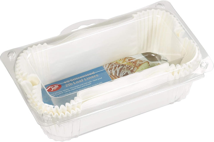 Tala Antihaftbeschichtete Papier-Backformen 2 lb, Fettresistentes Backpapier, Ideal für Brot, Gebäck