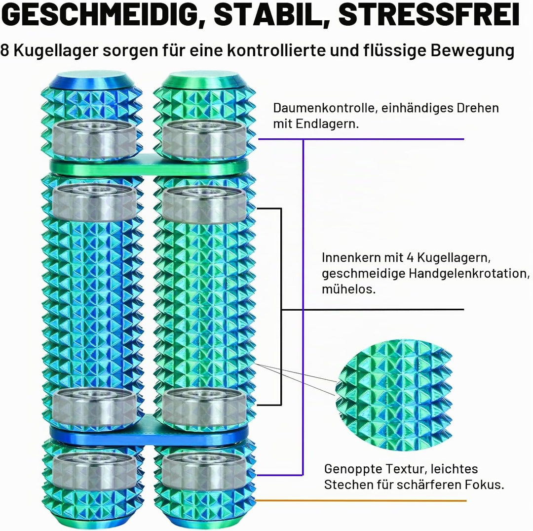 Pain Stim Fidget Roller Erwachsene Büro Stressabbau Sensorisches Hilfsmittel ADHD Angst Fidget Tool