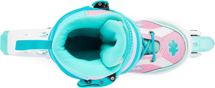 RAVEN 3in1 Inline Skates Triskates Rollschuhe Inliner für Kinder Mädchen verstellbar 27-30 (16,5cm-1