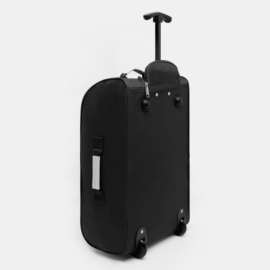 Bordcase Handgepäck schwarz mit 2 Skaterrollen und aus 600D Polyester Jetzt Schon geeignet für die N