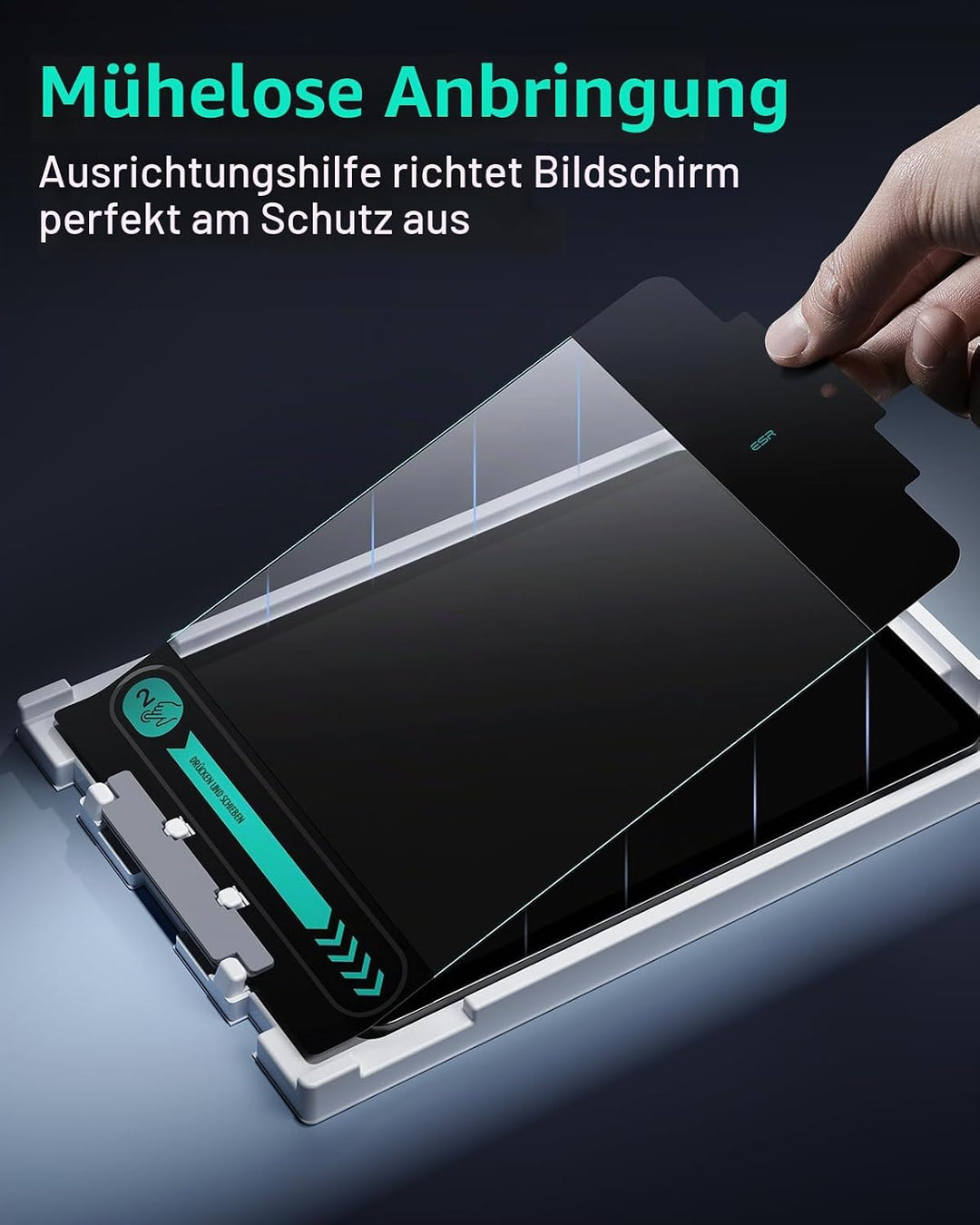ESR Schutzfolie für iPad Pro 11 Zoll (2022/2021/2020/2018) und iPad Air 5/4 (2022/2020), Gehärtete G