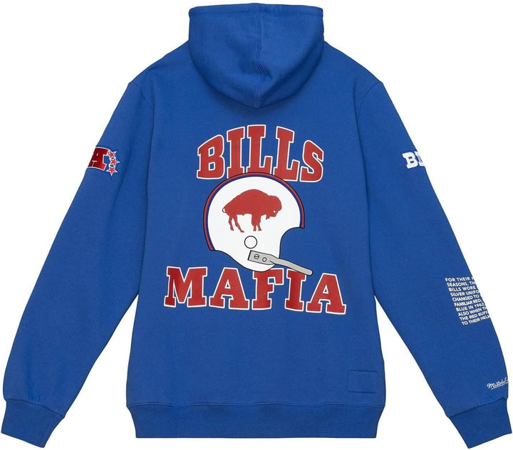 Mitchell & Ness (NBA/NFL/NCAA Team Origins Fleece Kapuzenpullover, Herren, Frauen, Kinder, Unisex, F