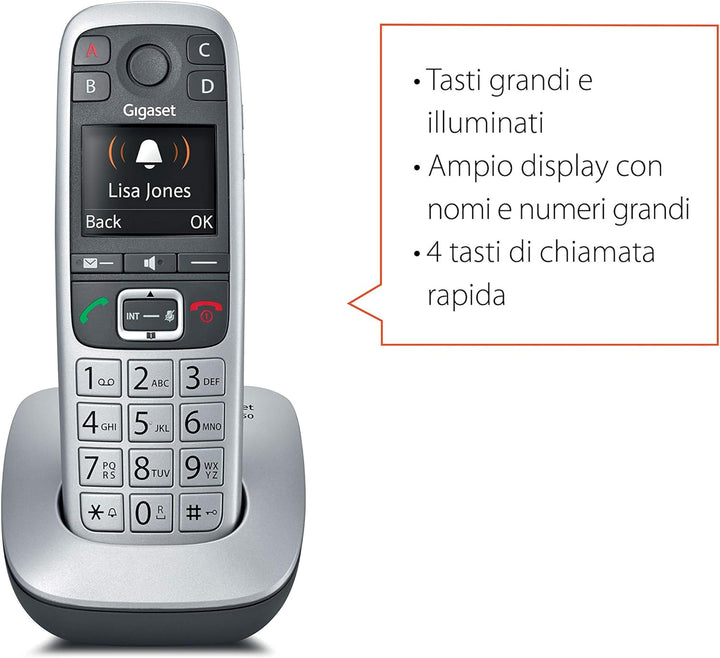 Gigaset E560 [Italienische Version] Ohne Sekretär, Ohne Sekretär