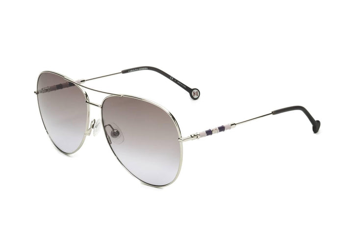Carolina Herrera Unisex Sunglasses 64 3yg/Qr Light Gold, 64 3yg/Qr Light Gold