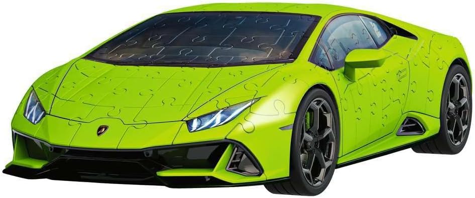 Ravensburger 3D Puzzle 11559 - Lamborghini Huracán EVO - Verde - der Supersportwagen als 3D Puzzle A