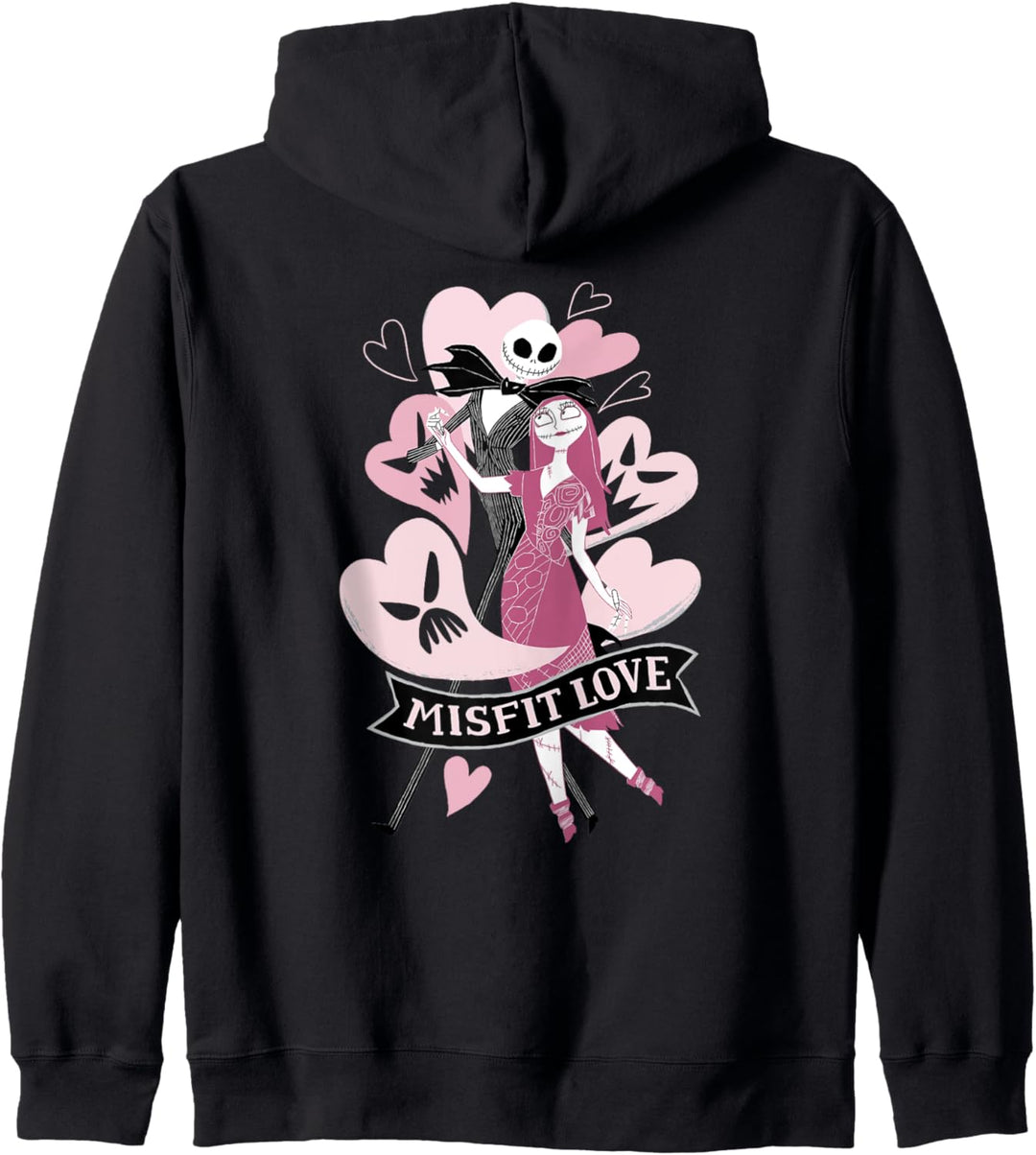 The Nightmare Before Christmas Valentine's Day Misfit Love Kapuzenjacke