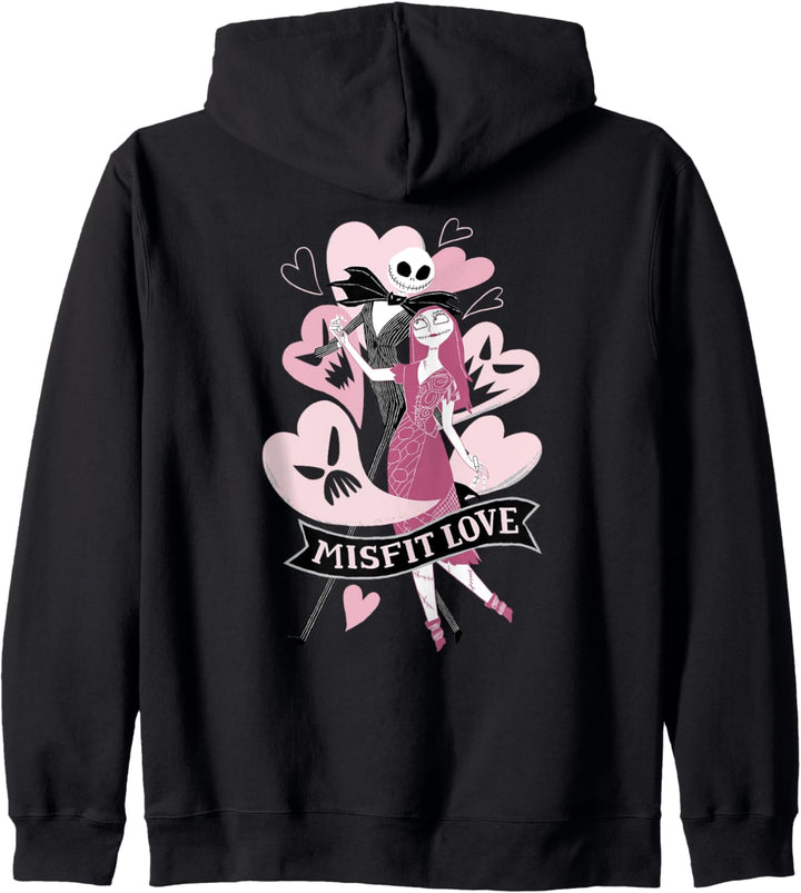 The Nightmare Before Christmas Valentine's Day Misfit Love Kapuzenjacke