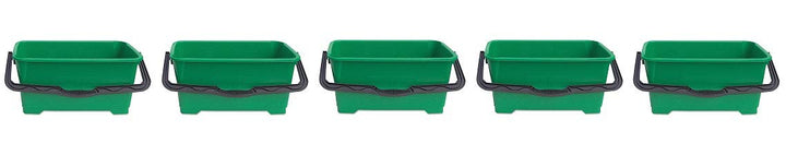 Unger QB220 Pro Eimer für 45,7 cm Unterlegscheibe, Grün mit schwarzem Griff 5-(Pack), 5-(Pack)