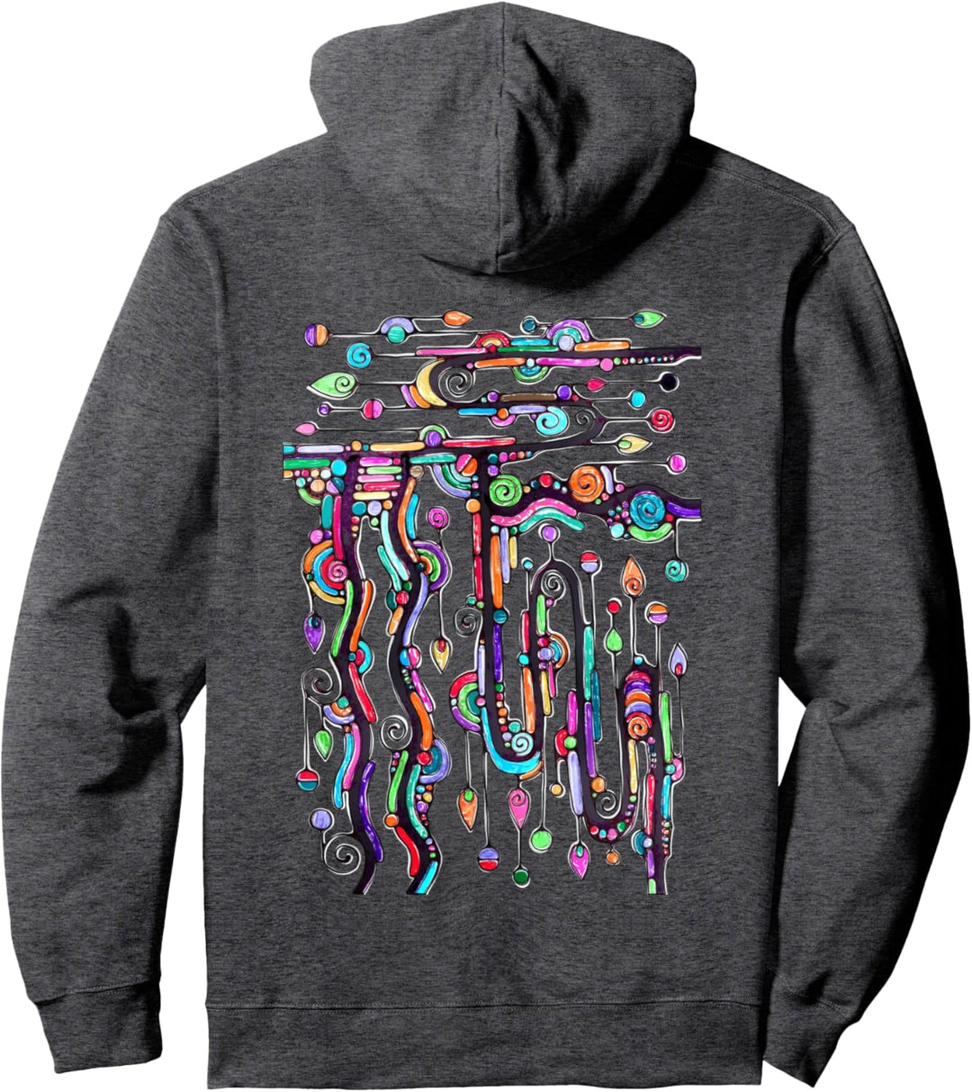 Sketching Fantasy Art - Lines Of Power 1 - Fan Fun Pullover Hoodie