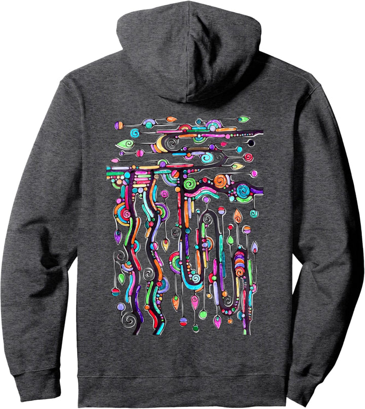 Sketching Fantasy Art - Lines Of Power 1 - Fan Fun Pullover Hoodie