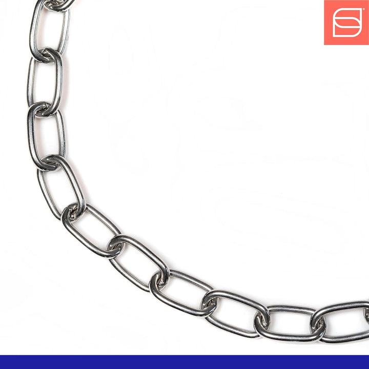 Sprenger Hundehalskette mit Sprenger Haken aus Edelstahl 3mm I Grösse individuell einstellbar I Hals