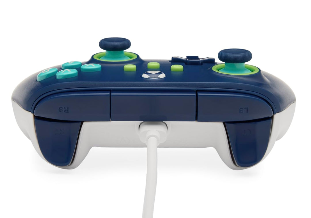 PowerA Kabelgebundener Controller für Xbox Series X|S und Windows 10/11 - Marinerblau, Gamepad, kabe