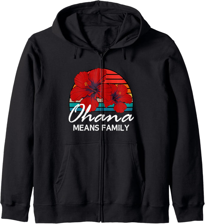 Ohana Family Hawaii Vacation Fan Holidays Matching Vacation Kapuzenjacke