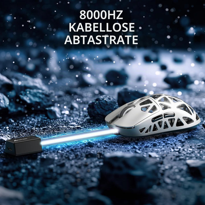 ATTACK SHARK R2PRO 45g Superlight Magnesiumlegierung Maus, PixArt PAW3950-Sensor, 42000 DPI, 8000Hz