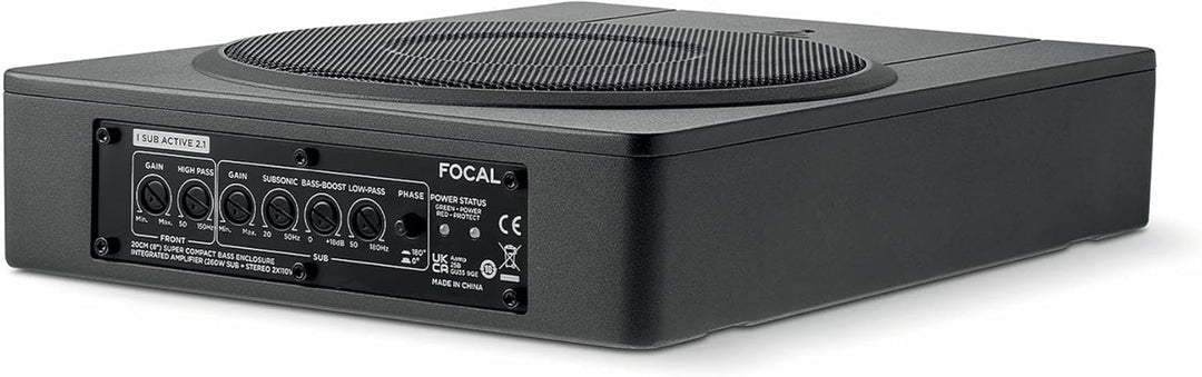 Focal Verstärkter Untersitz-Subwoofer mit integriertem 2-K-Verstärker