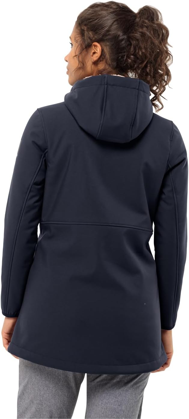 Jack Wolfskin Damen Windland Coat W Softshellmantel S night blue, S night blue