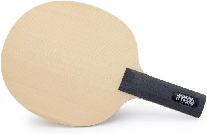 Sauer & Tröger Tischtennis Defensiv Holz für Noppenspieler | Zeus | Gerade, Gerade