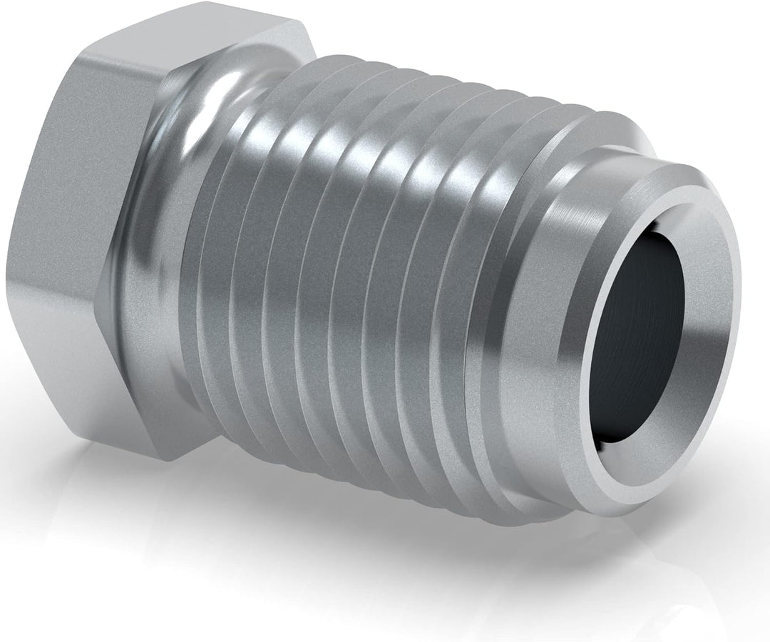 100x Verschraubung M12 x 1 für Bremsleitung 6,0 mm Bördel E Typ B Profi Verbinder DIN/ISO 1651 konfo