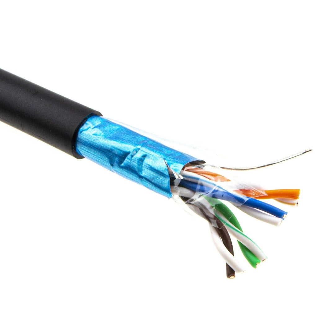 kenable Aussen Abgeschirmtes CAT5e Aussen Kupfer Ethernet Kabel FTP Kabelrolle 50 m [50 Meter/50m] 5