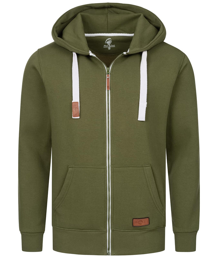 Rock Creek Herren Kapuzenpullover Jacke H-341 S Dunkelgrün, S Dunkelgrün