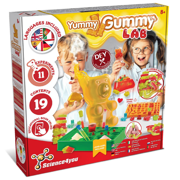 Science4you Gummibärchen-Labor – Gummibärchen selber Machen & Fruchtgummi Labor 19 Verschiedenen For
