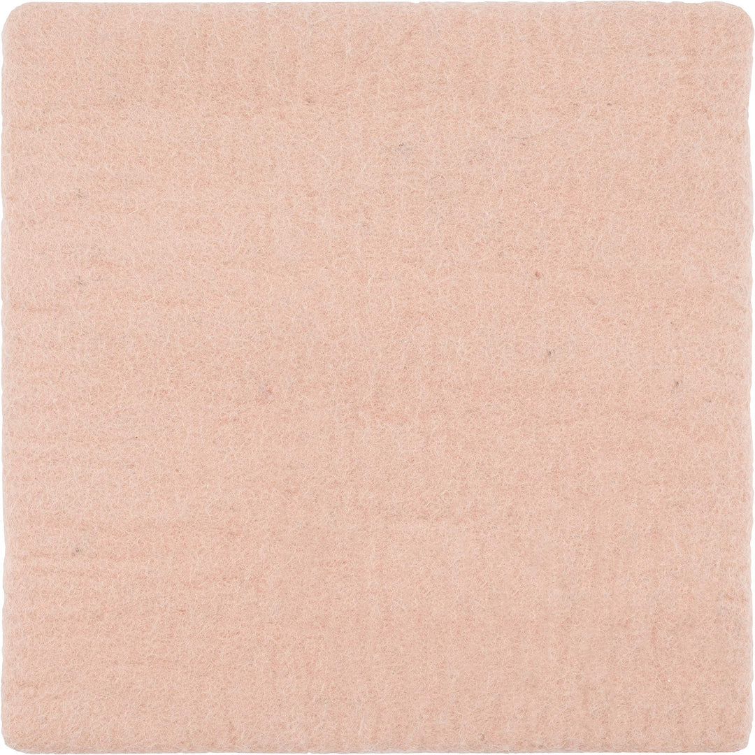 myfelt Flache Filz Sitzauflage, Filz Stuhlauflage - Merle - quadratisch, 36x36 cm, Rosa, Rosa