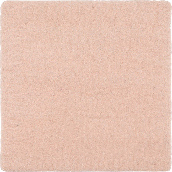 myfelt Flache Filz Sitzauflage, Filz Stuhlauflage - Merle - quadratisch, 36x36 cm, Rosa, Rosa