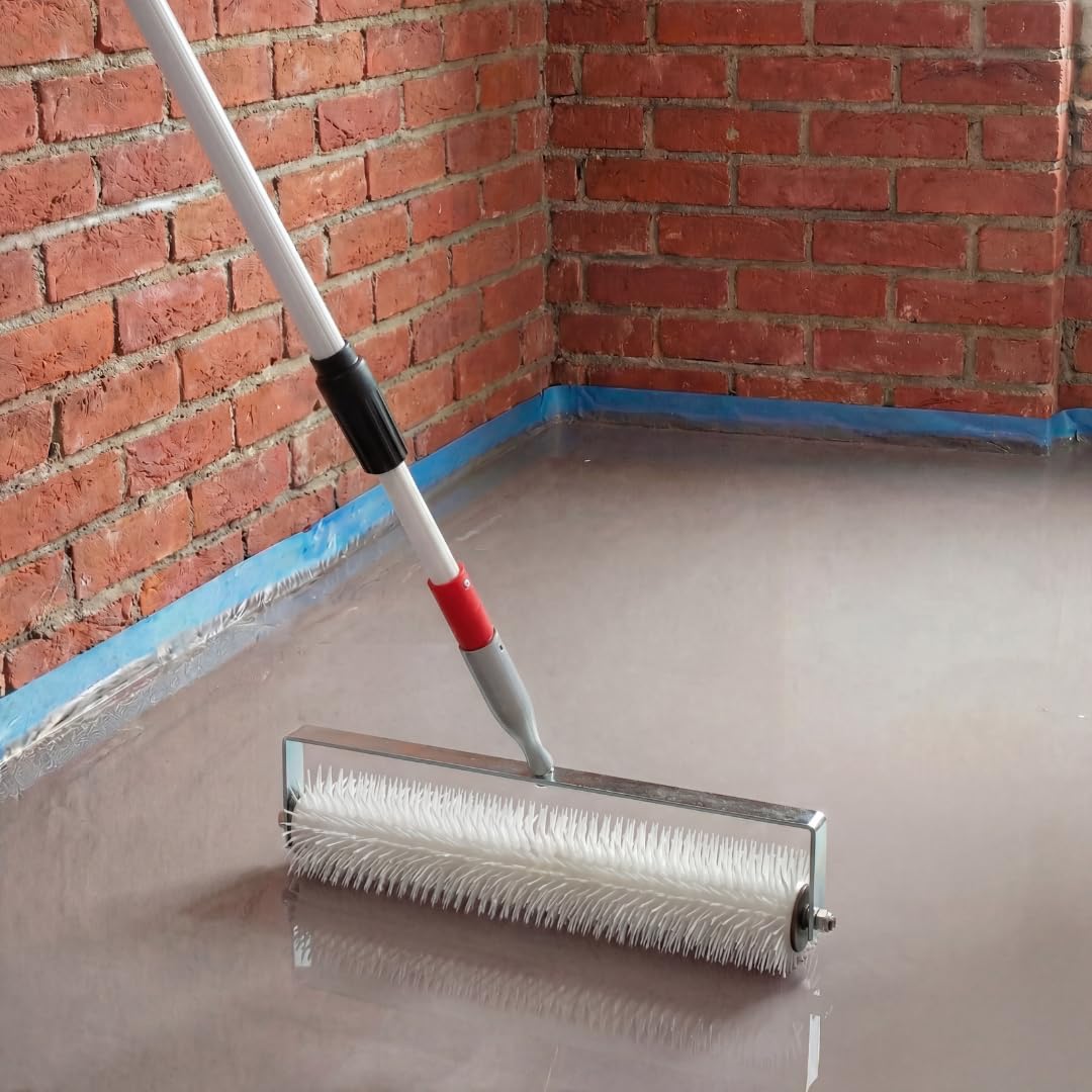 Pangolino - Entlüftungsroller - 50 cm mit Spritzschutz - Stachellänge: 11 mm - Profi-Qualität - Stac